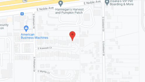 Map of the neighborhood around Kaweah Terrace