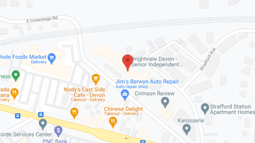 Map of the neighborhood around Brightview Wayne