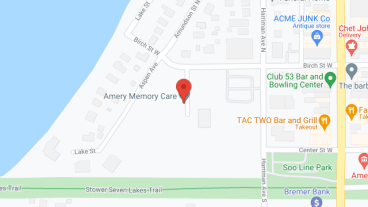 Amery Memory Care in google map