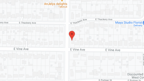 Map of the neighborhood around Vine Residence LLC