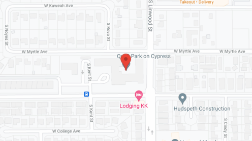 Map of the neighborhood around Quail Park on Cypress