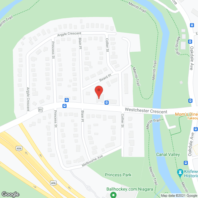 139 Westchester in google map