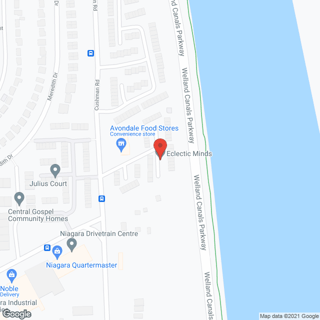 Welland Woods Village Townhomes in google map