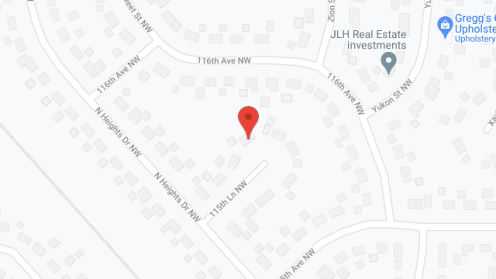 Map of the neighborhood around Happy Hearts Home Health Agency