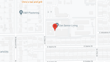 Zen Senior Living in google map
