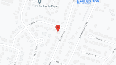 Map of the neighborhood around Global It Management