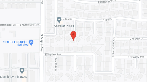 Map of the neighborhood around Backer Senior Carehome