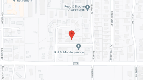Map of the neighborhood around Alvin's Home Care