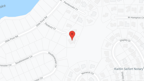 Map of the neighborhood around The Atrium at Raintree