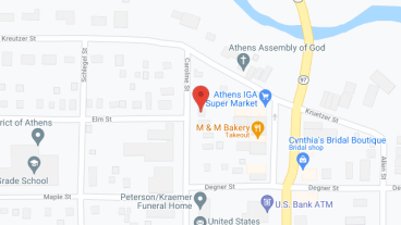 The Athenian in google map