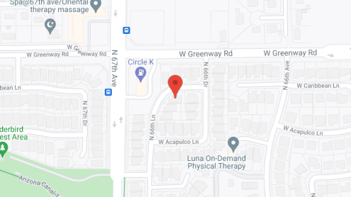 Map of the neighborhood around Greenway Oasis Assisted Living Facility, LLC