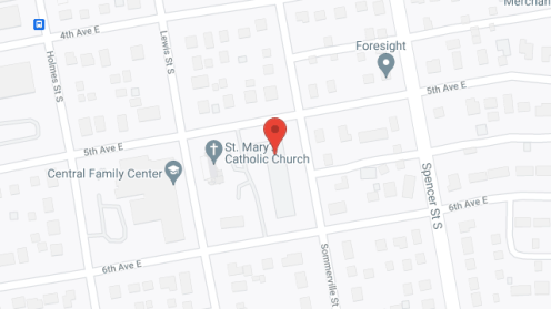 Map of the neighborhood around The Henderson