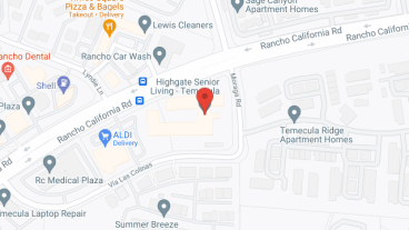Highgate Senior Living-Temecula in google map