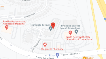 HearthSide Towne Lake in google map