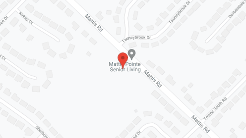 Map of the neighborhood around Mattis Pointe