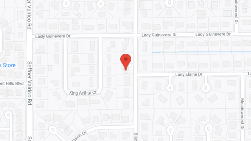 Map of the neighborhood around Genesis ALF Valrico