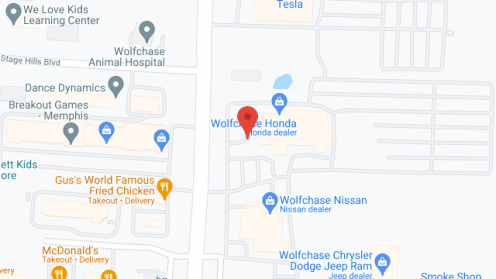 Map of the neighborhood around Hearthside of Bartlett