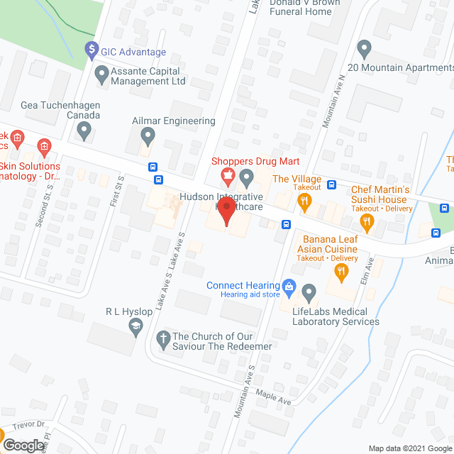 Amica Stoney Creek in google map