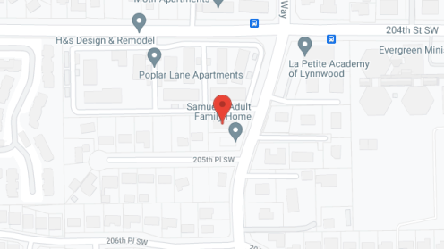 Map of the neighborhood around Perfect Peace AFH