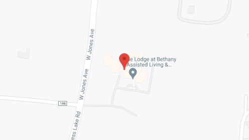 Map of the neighborhood around The Lodge at Bethany