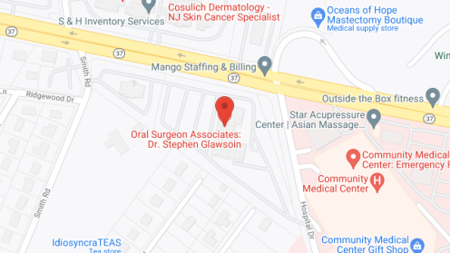 Map of the neighborhood around Memory and Aging Center