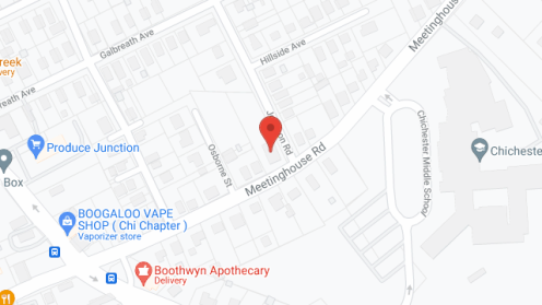 Map of the neighborhood around Agape Family Home