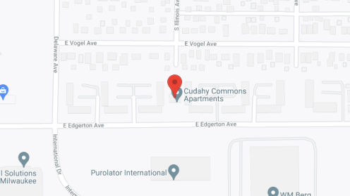 Map of the neighborhood around Cudahy Commons