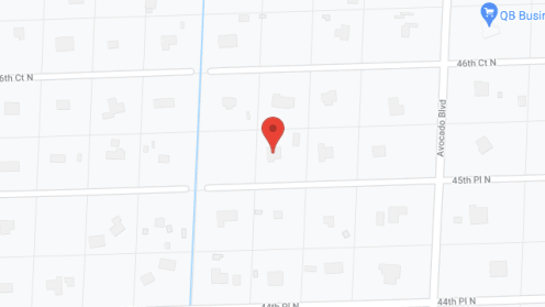 Map of the neighborhood around Palms Royale LLC