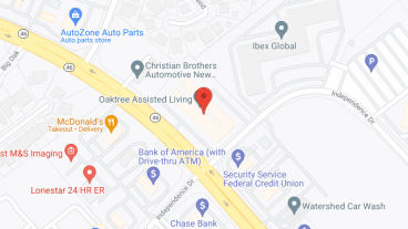Oaktree Assisted Living in google map