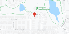 Heritage of Hawk Ridge in google map