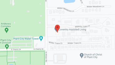 Coventry Assisted Living in google map