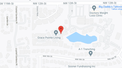 Map of the neighborhood around Grace Pointe Living