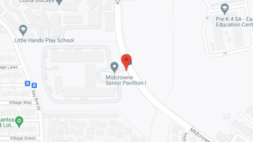 Map of the neighborhood around Mid Crown Pavillon