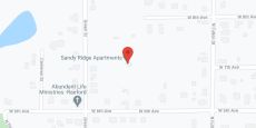 Sandy Ridge Apartments in google map