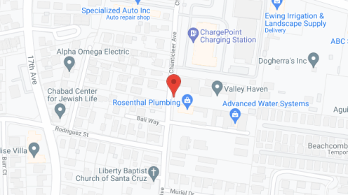 Map of the neighborhood around Valley Haven III
