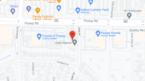 Map of the neighborhood around Gate Manor III