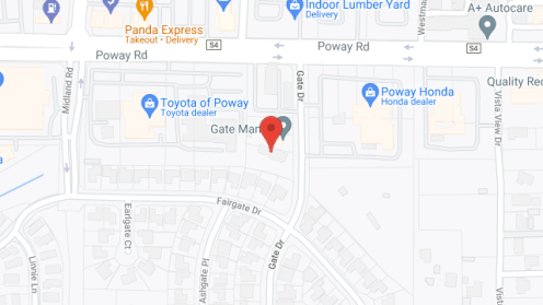 Map of the neighborhood around Gate Manor II