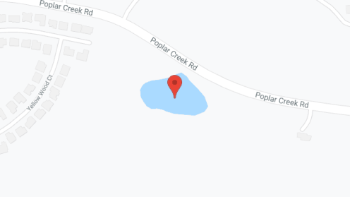 Map of the neighborhood around NHC Place at the Trace