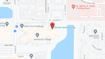 Unisen Senior Living in google map