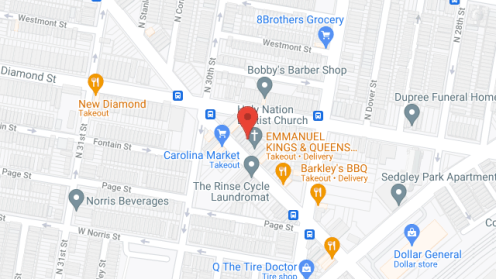 Map of the neighborhood around Whitemarsh Villas