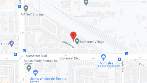 Map of the neighborhood around Somerset Village