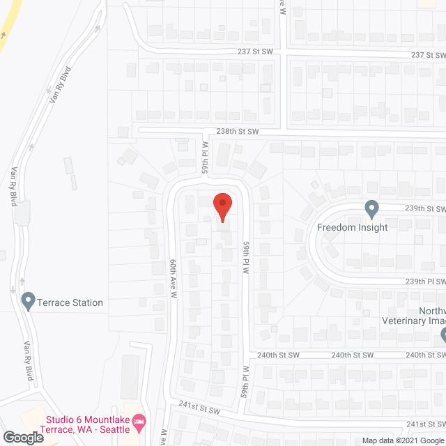 Provider Sweet Adult Family Home in google map