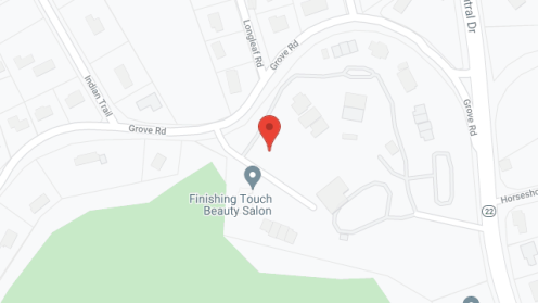 Map of the neighborhood around Pine Knoll at SJP