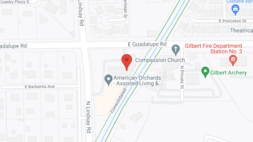 Map of the neighborhood around American Orchards