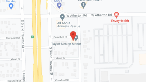 Map of the neighborhood around New Beginnings Manor
