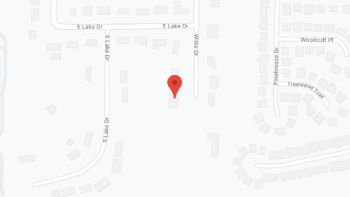 Map of the neighborhood around Harmony Caregiving home