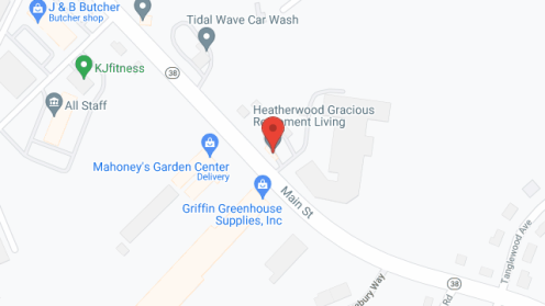 Map of the neighborhood around Heatherwood Gracious Retirement Living