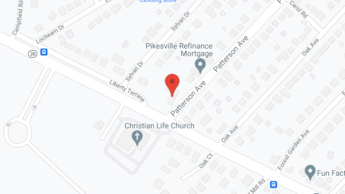 Map of the neighborhood around A and W Assisted Living