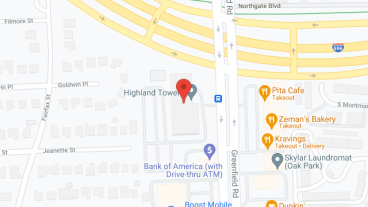 Highland Towers Apartments in google map