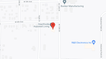 Hearthside Assisted Living in google map